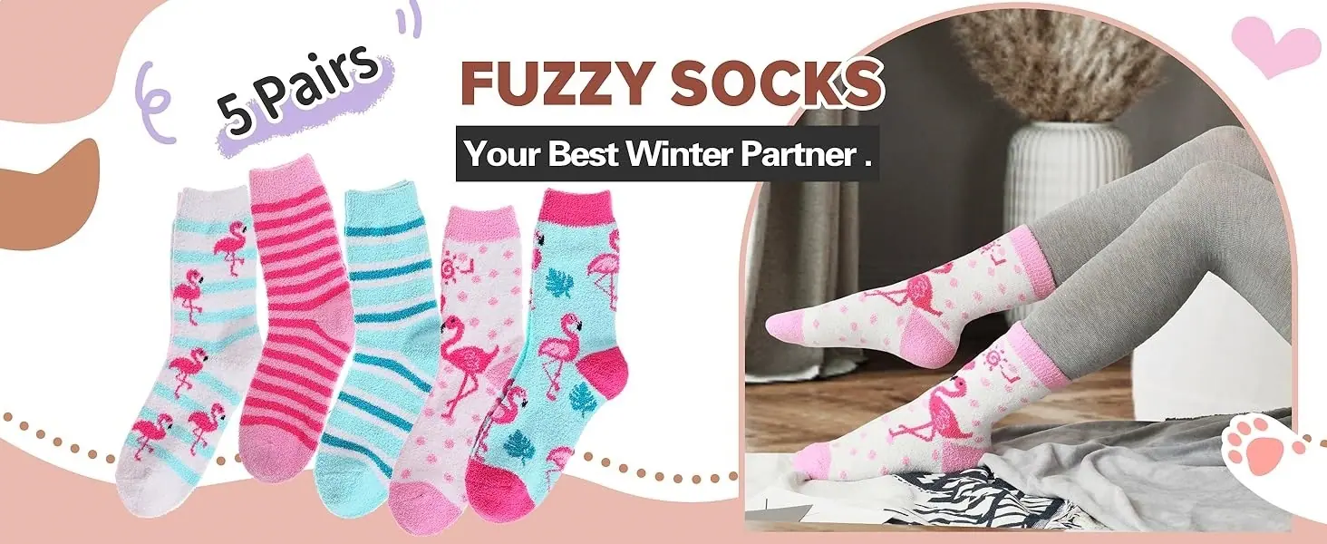 fuzzy socks