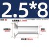 Remache de cabeza avellanada de aluminio GB869 remache sólido de cabeza plana cónica de percusión señal de tráfico M2M3M4M5M6M8