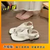 Sandalias de Cuña Abiertas Francesas para Mujer 2026 Primavera y Verano Nueva Moda Elegantes Cómodas Chanclas Dedos Estilo Coreano Hebilla Zapatos de Mujer