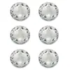 Strass Acrílico Cristalino Multifacetado Redondo com Base Pontiaguda de 16mm Adequado para Decoração de Casa, Roupas, Sapatos, Bolsas e Materiais de Acessórios