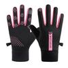 Nuevos guantes deportivos para exteriores de otoño e invierno para hombres y mujeres, de silicona, antideslizantes, cálidos, con forro polar, con pantalla táctil y resistentes al viento.