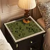 Mesa de Cabeceira Protetora para Quarto Toalha de Mesa Sem Lavagem de Luxo Leve Pano de Cobertura à Prova d'Água e Poeira para Bancada de Sapateira