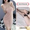 Lingerie Sexy, Camisola Sexy com Suspensórios, Quente Transparente Fina, Pijama Sem Tirar, Desejo Puro Apaixonado, Camisola Uniforme para Seios Pequenos