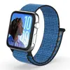 Adequado para Pulseiras de Nylon para Apple Watch, Pulseiras de Tecido de Nylon para Apple Watch, Pulseiras de Argola de Velcro