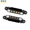 Sonda de teste Pogo pin contato de carregamento Bluetooth pino de mola banhado a ouro sonda pogopin conector magnético