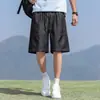 Shorts Jeans Tencel Novo Estilo Verão 2026 para Homens, Finos, Largos, Corte Reto, Calças de Cinco Quartos Modernas e Versáteis para Adolescentes