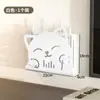 Decoración de Mueble de TV para Sala de Estar Adornos de Decoración para el Hogar Estante para Colocar Decodificador y Router Organizador de Almacenamiento Caja sin Taladro