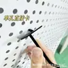 Gancho Recto de Agujero Único para Tablero Perforado 6mm Piezas de Ferretería Universales Estante de Almacenamiento Gancho Estante de Escritorio DIY Accesorios Pequeños