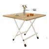 Mesa plegable sencilla para el hogar, mesa cuadrada pequeña, mesa de comedor plegable, mesa de comedor cuadrada gruesa para sala de alquiler, mesa portátil de entretenimiento