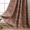 Cortina jacquard Yiman Qiyun semi-sombreada, espessada, semi-sombreada, acabamento em estudo francês, fornecimento direto da fábrica