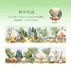 Hermoso Día Rocío Escenario Tema Cinta para Mascotas Plan de Campamento Serie Material para Cuaderno Pegatina de Bucle Decorativo