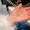 Pulseira de Cintura Pequena com Toque de Luxo Leve de Alta Qualidade Galvanizada a Ouro Real 14K Microincrustada com Zircônia Simples Versátil Moda Primeira Joia