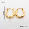 Pendientes al por mayor Transfronterizos Moda Europea y Americana Ol Acero de Titanio Grabado Geométrico Redondo Pendientes para Mujer Simples de Moda Pendientes de Lujo Accesibles