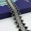 Cinta de Encaje con Código de Barras de Pedrería Estampado en Caliente Corazón Adhesivo Termofusible Código de Barras Inferior Ropa Falda Cuello Accesorios para Ropa