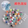 5 pares de hebilla para cordones de zapatos niños lazada perezosa sin atar soporte elástico accesorios hebilla de botón hebilla de zapato hebilla de clip