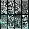 Amazon Floral Geométrico Vazado Pintura Template DIY Criativo Stencil Parede Madeira Folheada Decoração Molde