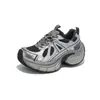 Zapatos de estilo nuevo para mujer tipo "dad shoes" con suela de succión, zapatos de otoño 2026 de suela gruesa para aumentar la altura, zapatos deportivos casuales para mujer, zapatos versátiles para ir al trabajo