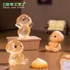 Micro-paisagem Criativa Fofa Brilhante Poodle Filhote Casa de Bonecas DIY Acessórios Decorativos Mini Enfeites de Mesa