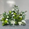 Flores de Bosque Plantadas en el Suelo Helecho Espárrago Arreglo Floral Salón de Bodas Compromiso Fondo de Matrimonio Decoración Arte Floral
