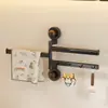 Suporte de Ventosa para Panos de Cozinha, Suporte Giratório para Escorredor, Multifuncional, Montado na Parede, Toalheiro, Suporte para Lavar Louça