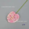 Simulação 3D palma vermelha ramo único palma branca palma verde palma rosa salão de casamento arranjo de flores sensação cola macia decoração macia decoração de casa flor artificial