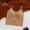 Maillard ropa cálida Chaleco cepillado para mujer Hilo delgado Base de tirantes sin costuras Todo-partido Ropa interior térmica