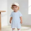 Body de manga corta para bebé, estilo verano fino, Clase A 10A, ropa antibacteriana para lactantes, para niños y niñas