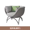 Cesta Colgante Columpio de Exterior Silla Colgante Balcón Interior Silla de Mimbre de Mimbre para Ocio Terraza Silla de Mimbre Individual Silla Mecedora Nórdica de Interior