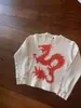 Camiseta Y2K Transfronteiriça Europeia e Americana Estampada de Manga Longa com Gola Redonda Top Personalizado Retrô Escuro Tendência Ins Solto Camiseta Moletom