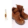 Nova Série Miu Pingente de Sapato com Franja e Contas de Madeira Corda Trançada DIY Fivela de Sapato Botas Pingente de Sapato Canguru Atacado