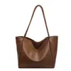 2025 Nova Moda Bolsa de Maternidade de Grande Capacidade Bolsa de Ombro Versátil em Couro Macio Bolsa Tote de Nicho de Alta Qualidade para o Dia a Dia para Mulheres