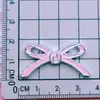 Pinza para el Cabello con Forma de Lazo de Mariposa con Forma de Corazón Galvanizado, Goma para el Cabello, Accesorio para el Cabello, Pegatina DIY para Nevera, Accesorios de Resina para Coche