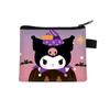 Monedero Serie Halloween Sanrio para Niñas, Billetera de Dibujos Animados de Aspecto Elegante, Bolsa para Audífonos con Cremallera Moderna y Linda, Caliente