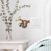 Shangyi SP-KG046 Adesivo de Parede de Preguiça Desenho Animado para Quarto Infantil Autoadesivo Decoração de Interruptor Adesivo de Interruptor de Mineração Direta de Comércio Exterior