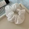 Estilo Francês Pérola Intestino Grosso Argola de Cabelo Feminina Estilo Japonês Versátil Rabo de Cavalo Alto Acessórios de Cabelo para Cabeça Laço de Cabelo de Alto Padrão Corda de Cabelo Corda de Cabelo
