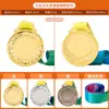 Medalha de Prêmio Personalizada para Polegar Infantil Atividade Esportiva Divertida Pais e Filhos do Jardim de Infância Placa Pendurada Personalização Medalha Comemorativa de Formatura Personalização