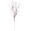 Decorações de Natal 43cm bigodes de dragão galho artificial com glitter bola dourada baga bastão com contas acessórios de Natal atacado
