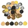 Accesorios para Joyería de Aleación DIY Diámetro Interior de 20 mm Piedra del Tiempo Base Redonda Colgante Decorativo para Collar C104