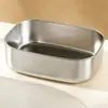 Lonchera de Acero Inoxidable de Grado Alimenticio Caja Bento de Alto Valor Lonchera a Prueba de Fugas Caja para Comida con Tapa Estudiante Nuevo Estilo Caja para Comida con Compartimentos