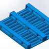 Fornecimento de Paletes para Armazém Tridimensional de Tianjin Que Podem Ser Rotulados com Códigos QR e Códigos de Barras, Paletes Metálicos, Paletes de Aço para Fábrica de Ferro Plano com Acesso por Empilhadeira em Quatro Vias