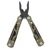 Alicates de Herramienta Multifuncional de Acero Inoxidable, Juego de Puntas Combinadas Plegable Portátil para Exteriores, Alicates Multifuncionales para Camping y Pesca