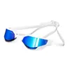 Gafas de Natación para Adultos al por Mayor del Fabricante, Gafas de Natación Profesionales de Competición, Gafas de Natación Iridescentes con Recubrimiento Eléctrico Ajustables de Silicona, Impermeables y Antivaho