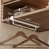 Prateleira de armazenamento em forma de U para armário de varanda de casa, sem furar, cabideiro para roupas, prateleira de armazenamento para dormitório, multifuncional, para secar e pendurar roupas e roupas íntimas