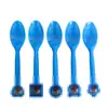 Suministros para Fiesta de Cumpleaños con Tema de Araña Azul Vajilla Desechable Platos de Papel Vasos de Papel Servilletas de Papel Reunión de Fiesta