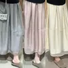 Saia de Gaze para Mulheres, Novo Estilo Verão 2026, Cintura Alta, Linha A Emagrecedora, Comprimento Médio, Camadas, Petite, Saia Longa Bufante