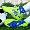 Zapatos de Fútbol Profesionales Ronaldo para Hombre Hebilla Giratoria Menos Niños Transpirables Adolescentes Niños Estudiantes de Primaria y Secundaria Zapatillas con Tacos tf
