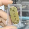 Adesivo de Telefone de Ouro Puro 999 para Riqueza Instantânea, com Adesivo Traseiro, Adesivo de Ouro 2mg, Presente Promocional para Lojas de Ouro em Transmissão ao Vivo