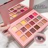 Paleta de sombras de ojos de color maestro a juego suministro directo de fábrica color mate nacarado - súper pigmentación sin caída de polvo maquillaje a prueba de agua y sudor herramienta de maquillaje de belleza portátil con ventosa magnética sombra de ojos