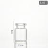 Frasco de tubo 2ml5ml8ml frascos de vidro transparente frascos de pó liofilizado frascos médicos frascos de óleo essencial frascos separados