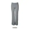 Calça de Yoga Respirável Confortável com Caimento Elegante Emagrecedora Versátil Alta Elasticidade Levanta Bumbum para Mulheres, Calça Flare Slim Fit